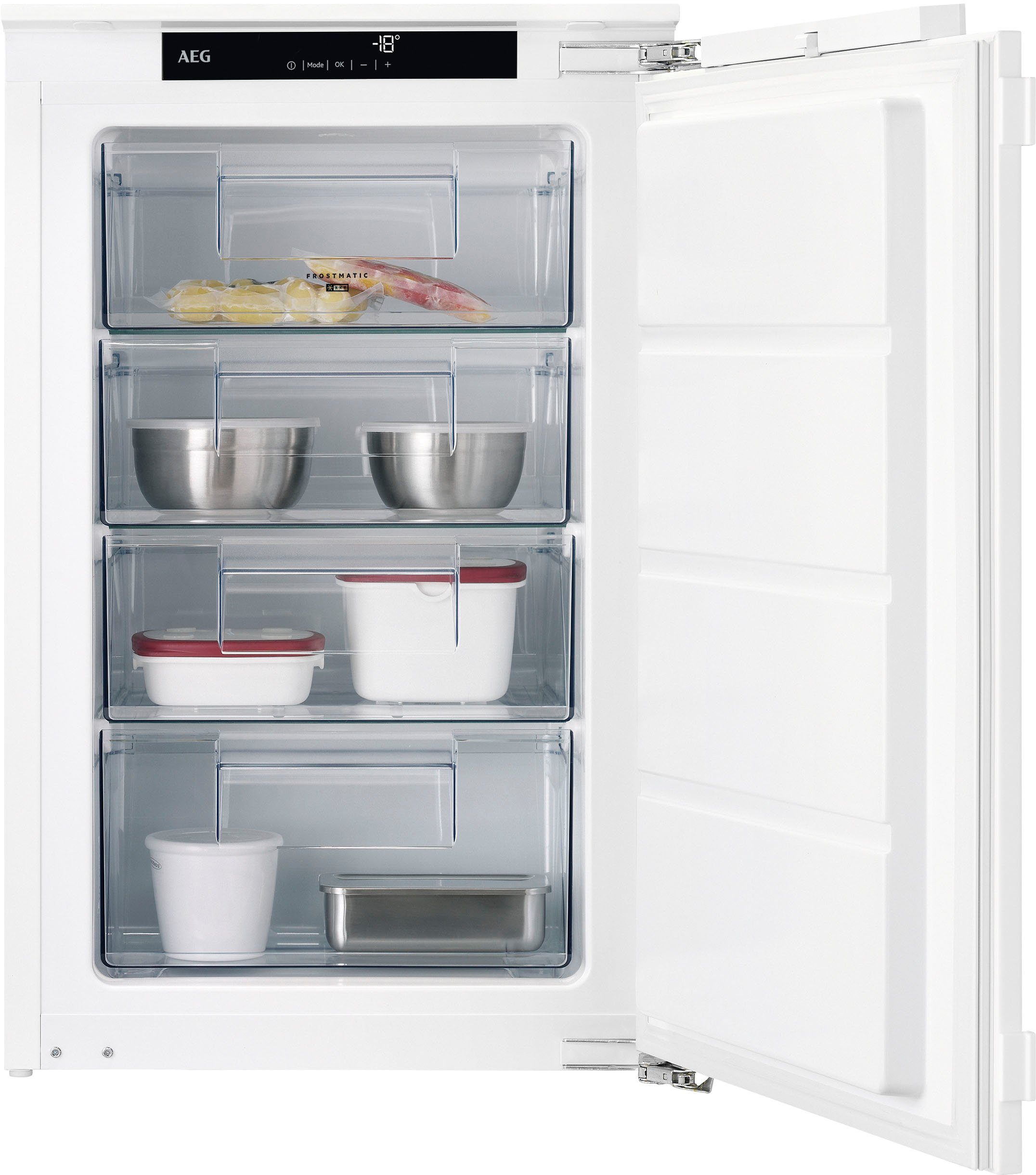 AEG Einbaugefrierschrank ABE888E1LF, 87,3 cm hoch, 55,6 cm breit