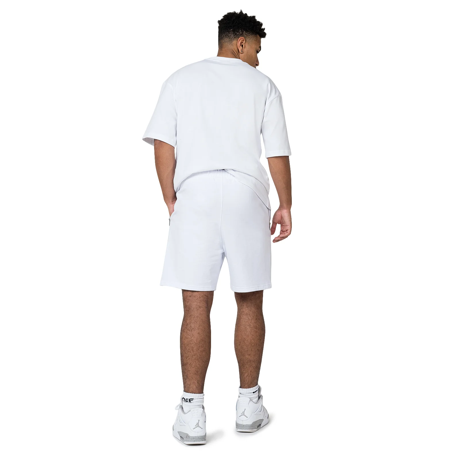 WHITE VADITIM SHORTS