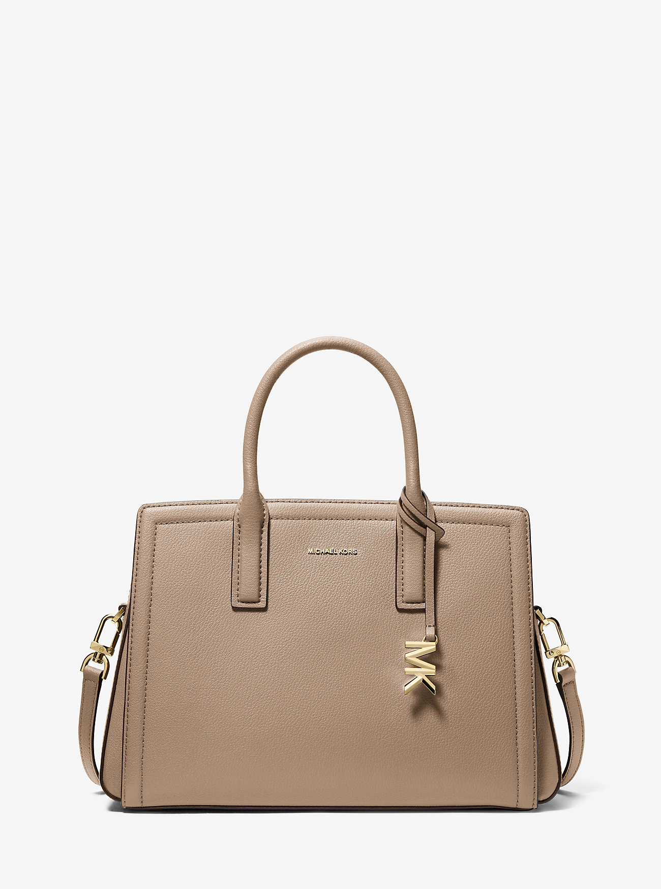 Borsa a mano media Laila in pelle - BIRCH
