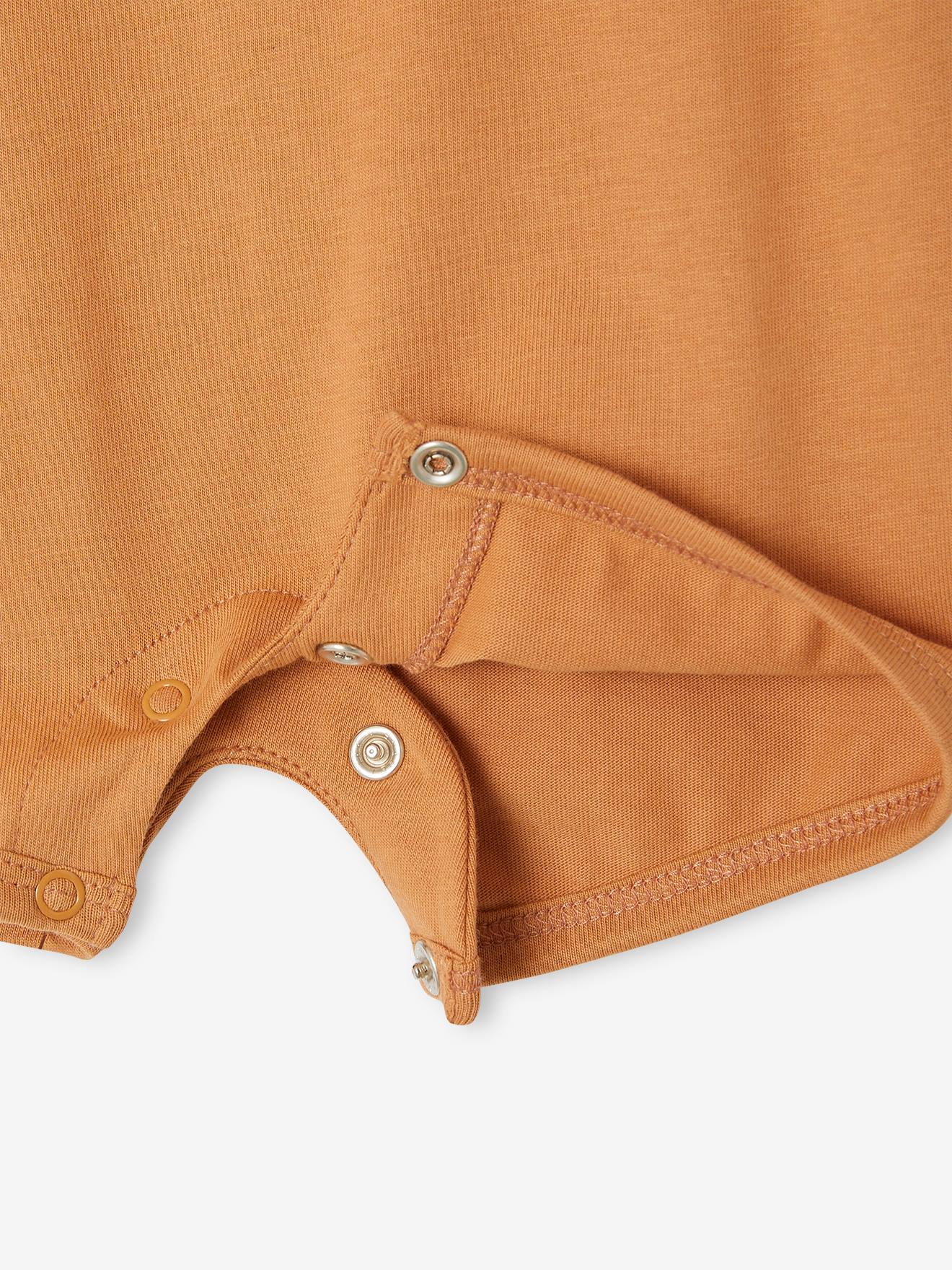 Vertbaudet Baby Kurzoverall BASIC - karamell