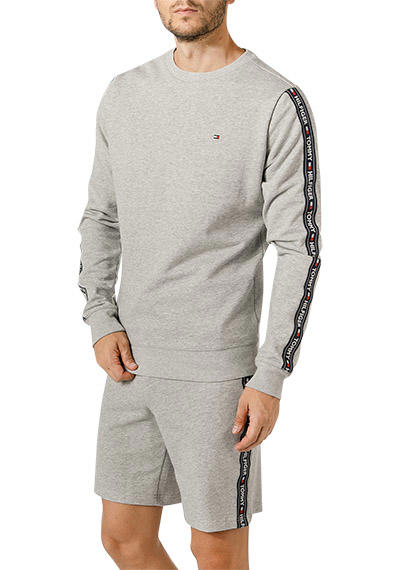Tommy Hilfiger, Sweatshirt, Baumwolle, grau meliert