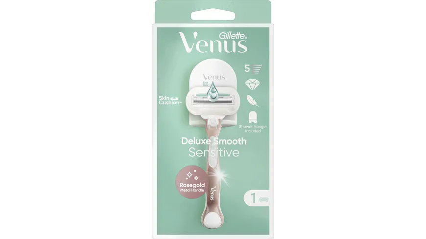 Gillette Venus Rasierer Deluxe Smooth Sensitive Rosegold