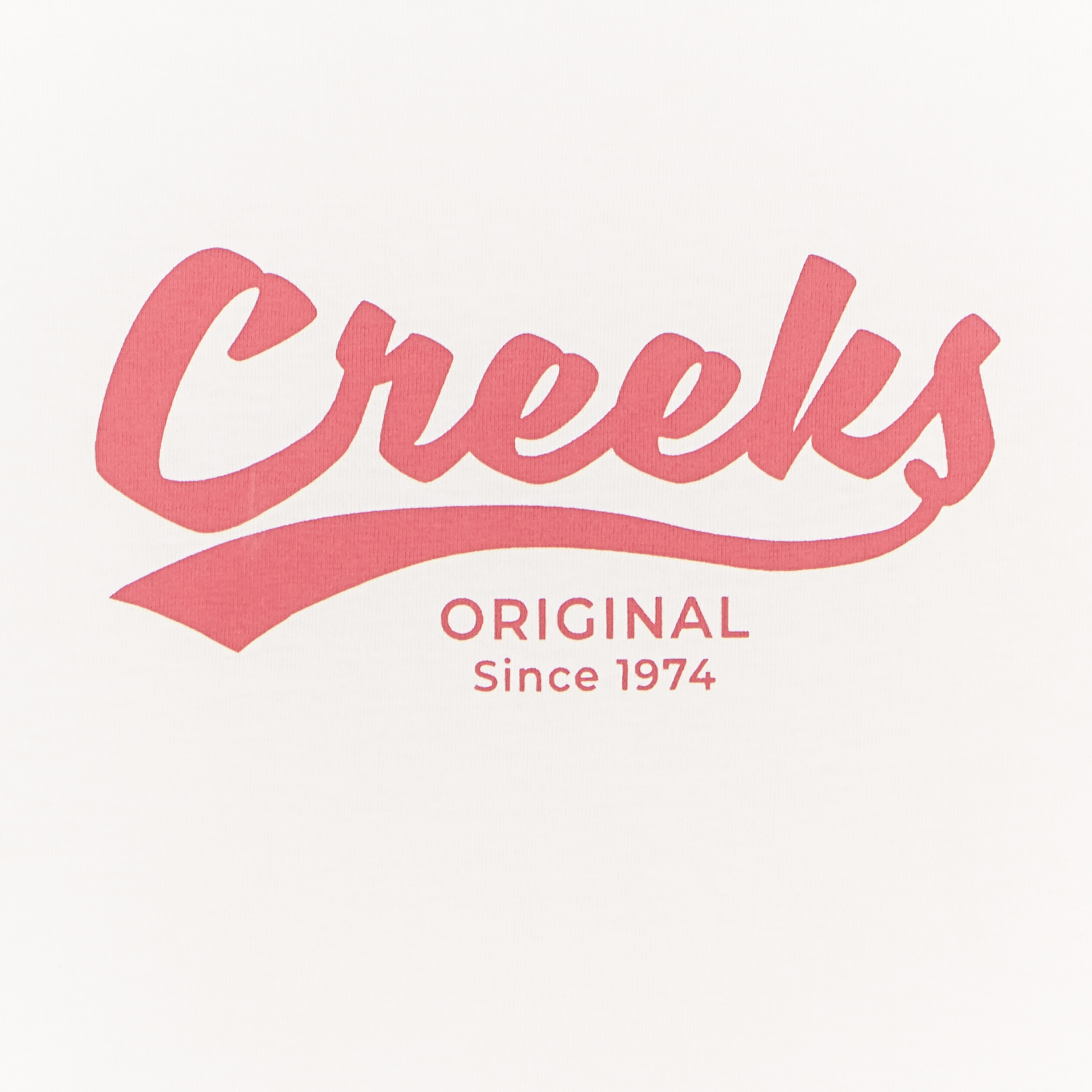 T-shirt manches courtes Creeks blanc fille | La Halle