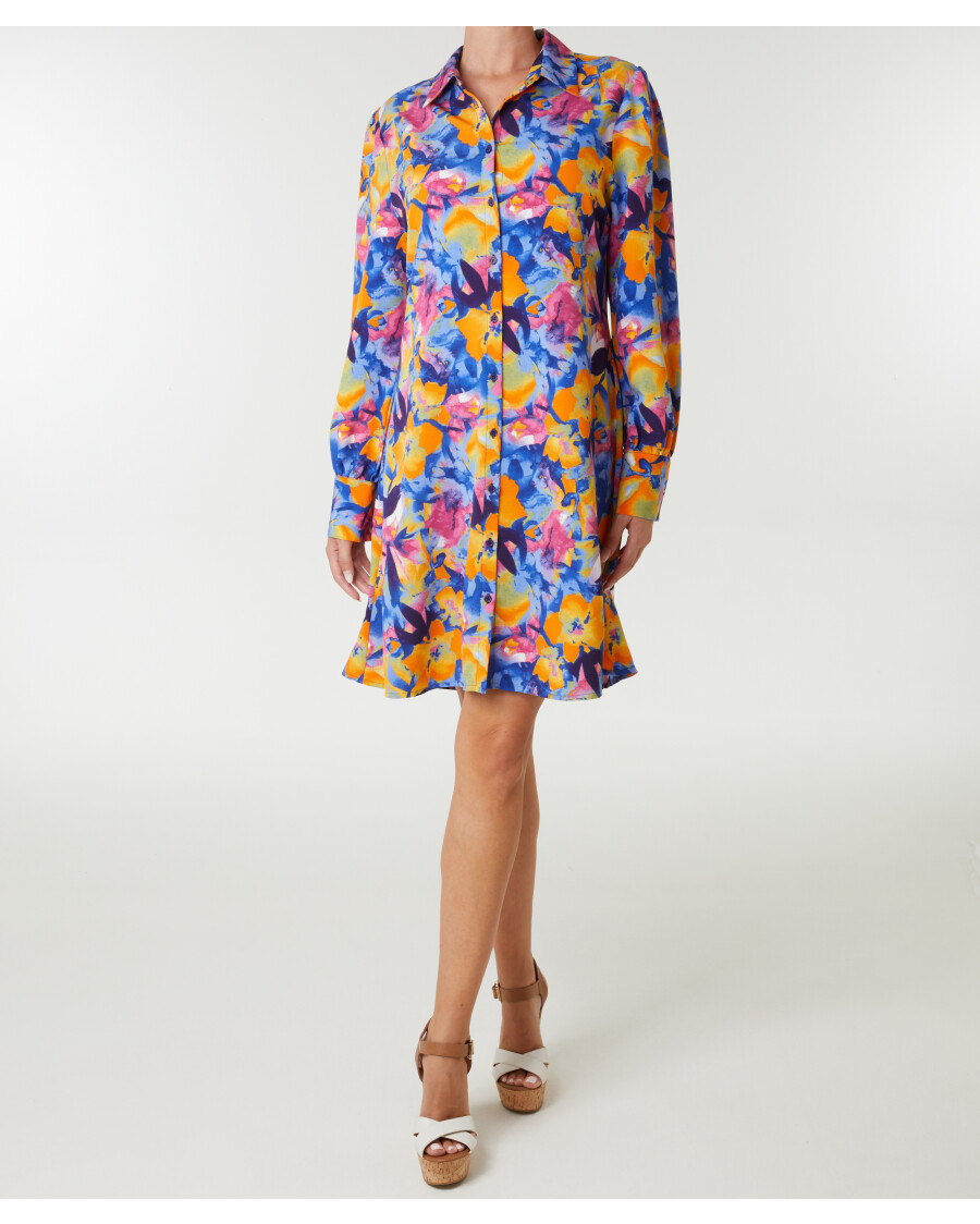 Blusenkleid mit lockerer Passform