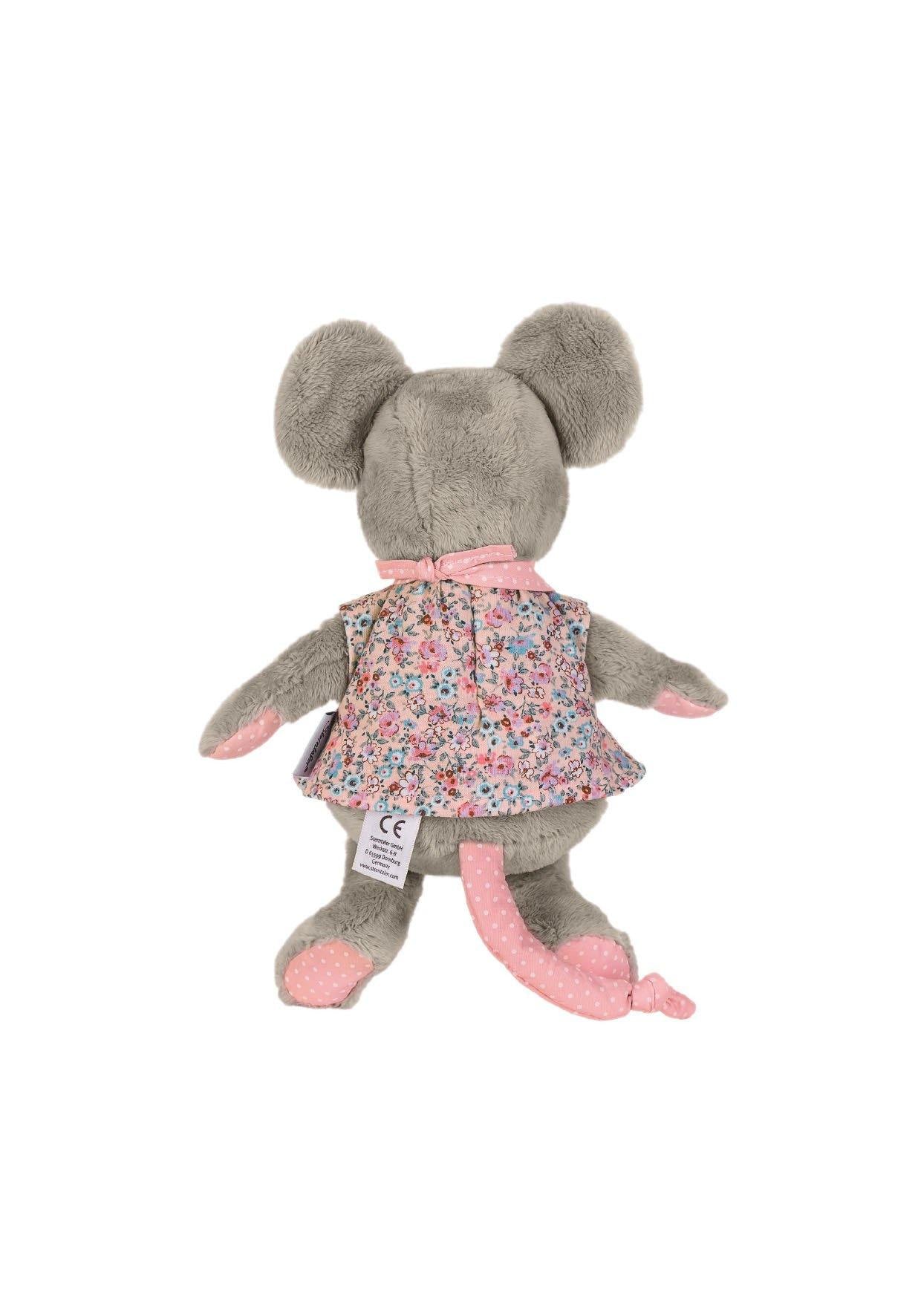 Spieltier Maus Mabel in Rosa, 25 cm