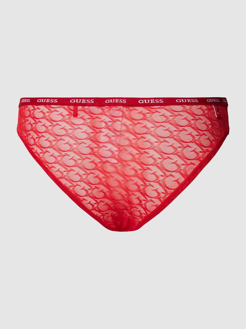 Slip im semitransparentem Design Modell 'EDYTHA' in rot