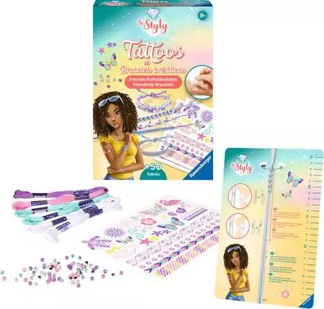 Tattoos & Freundschaftsbänder: Cool Summer - Bastelset für Kinder ab 8 Jahren