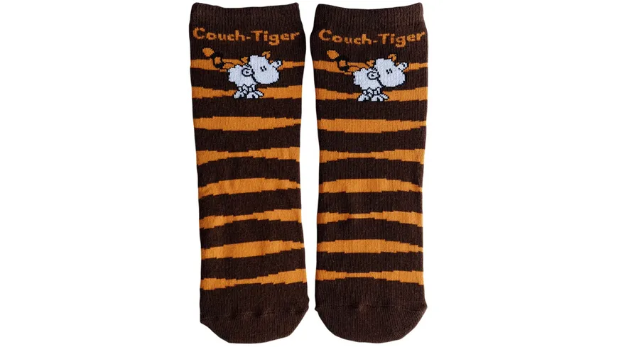 sheepworld Zaubersocken »Couch-Tiger« schwarz