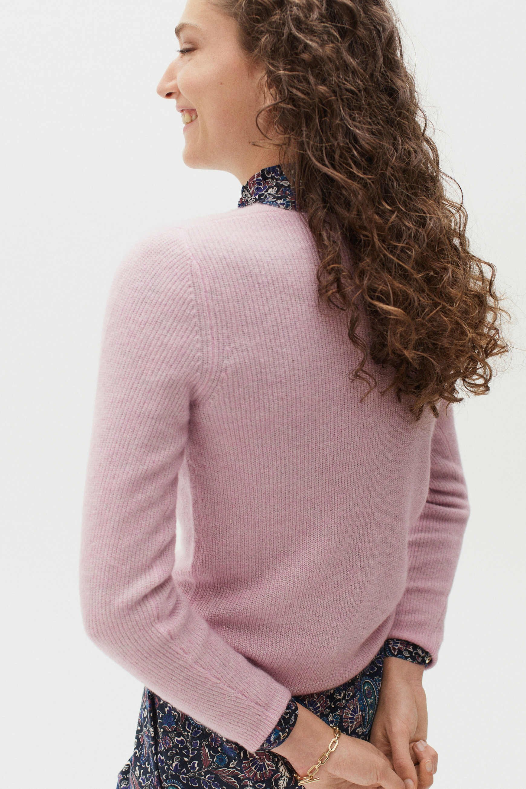 pull gaelle parme femme