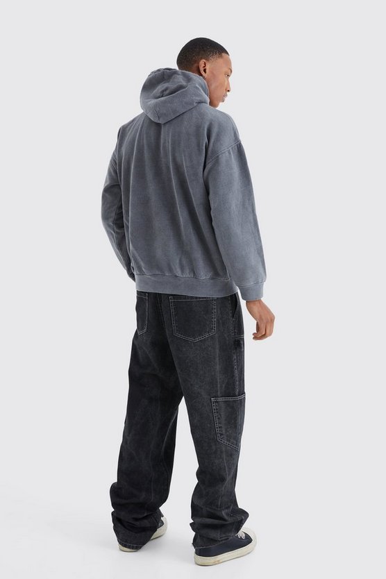 Oversize Hoodie mit Miami Heat Nba-Print