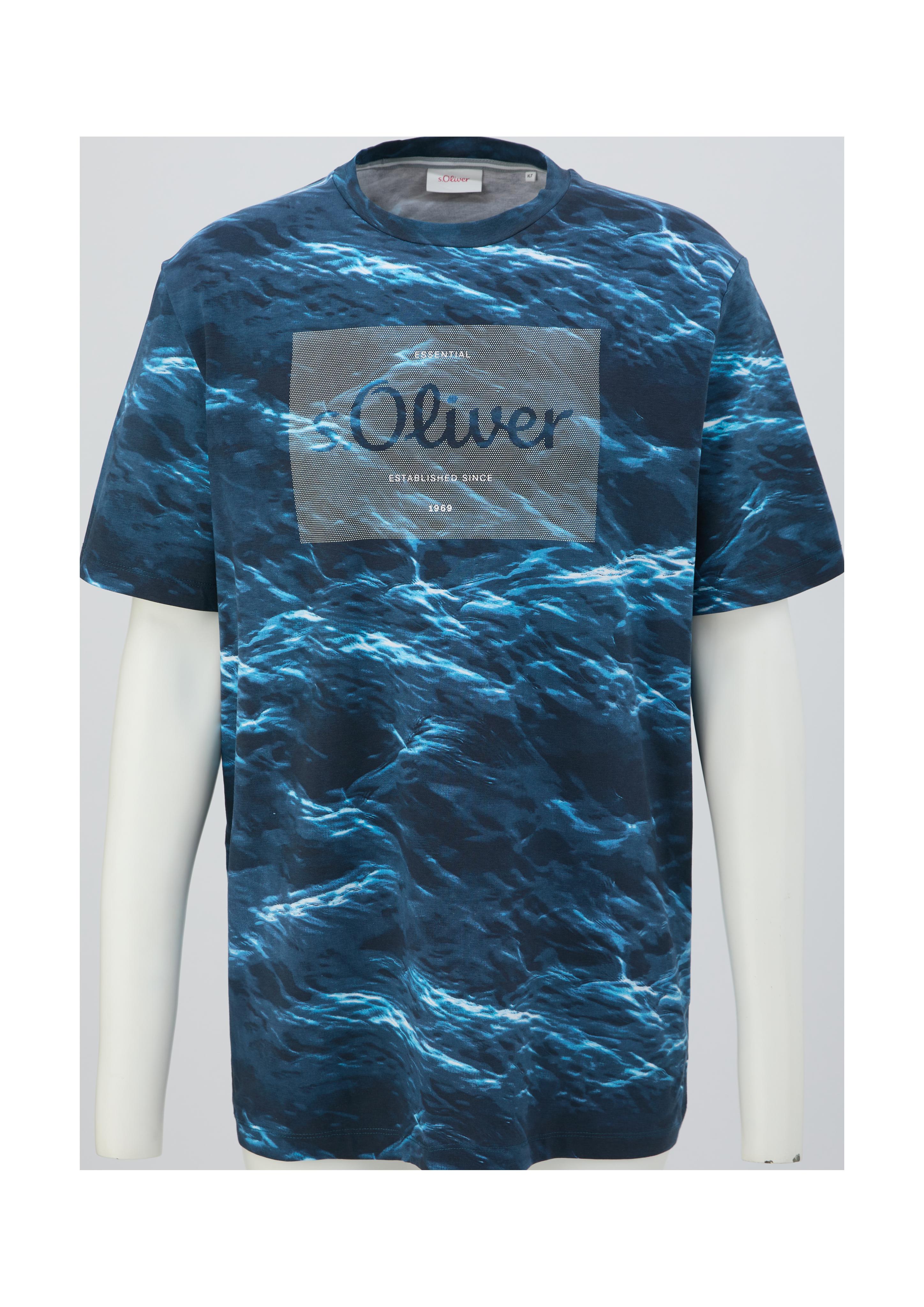 T-Shirt aus Baumwollstretch  2139667-69F1