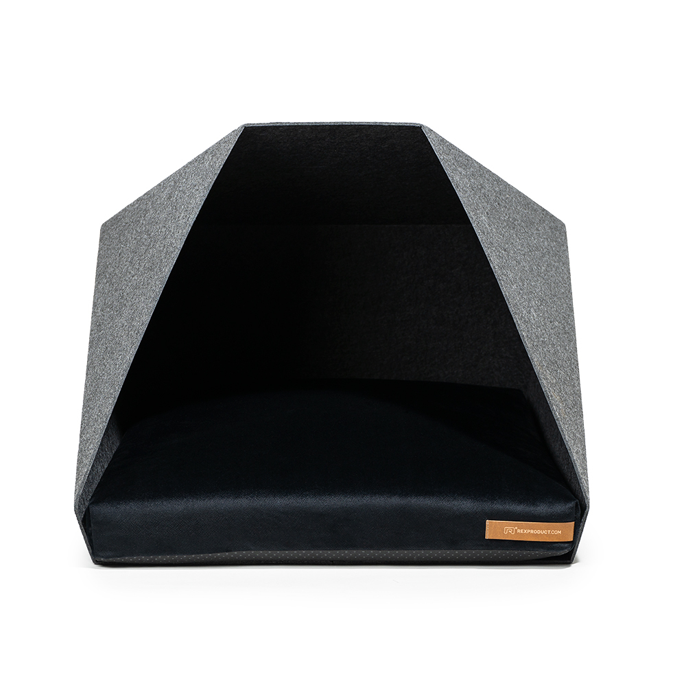 Rexproduct Hundehöhlen Rexproduct Home PetPocket dunkelgrau schwarz