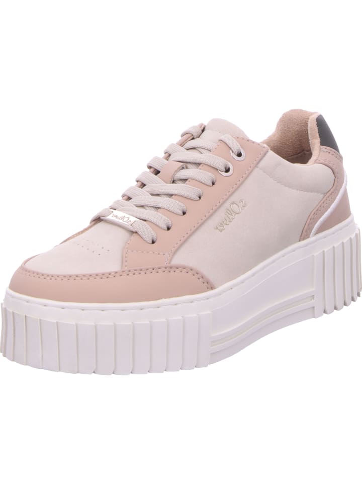 s.Oliver Schnürschuhe in BEIGE COMB günstig kaufen