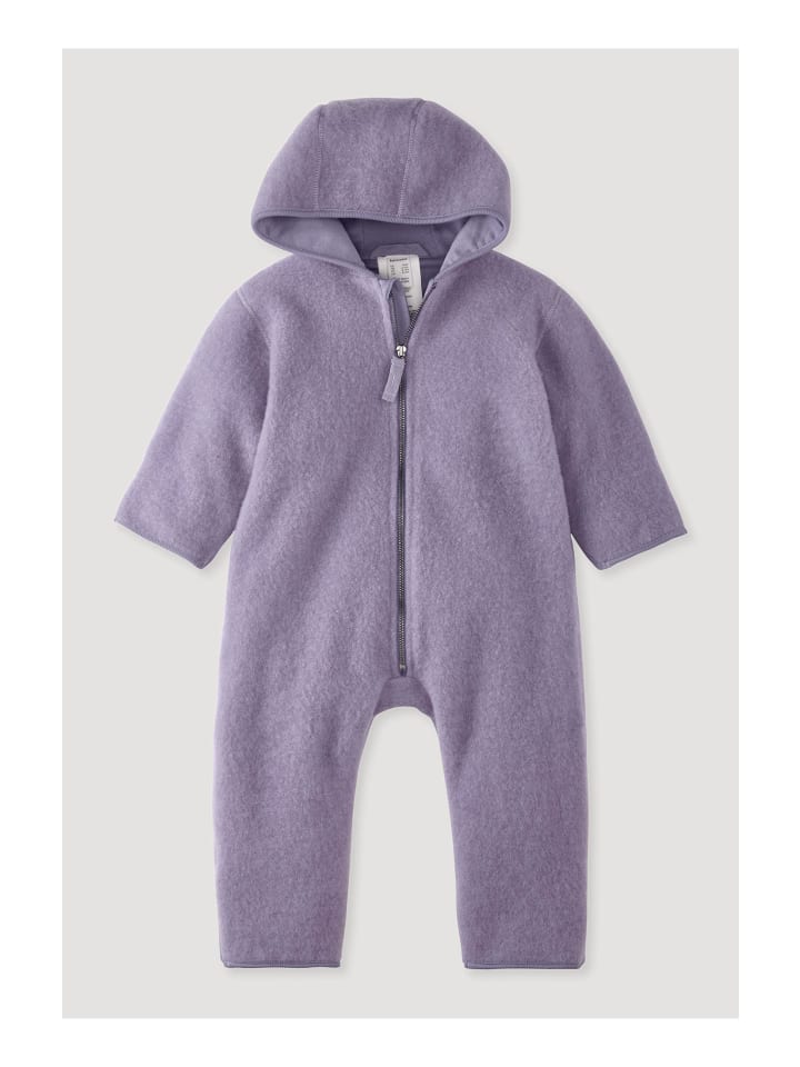 Hessnatur Wollfleece Overall in lavendel günstig kaufen