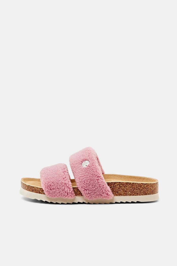 Pantolette in Fell-Optik