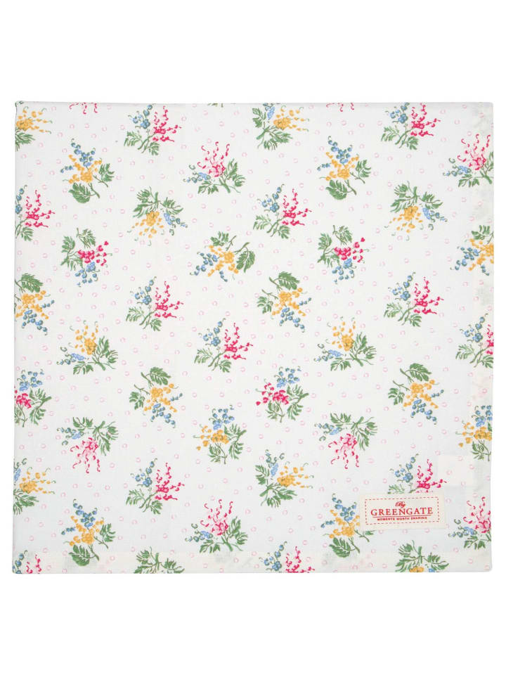 Greengate Tischdecke Mira in Weiß / Gelb / Rot / Grün / Rosa günstig kaufen onesize