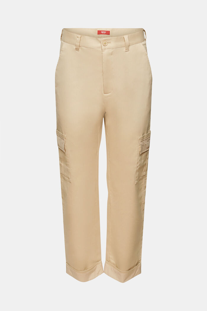 Cargohose mit Umschlagsaum
