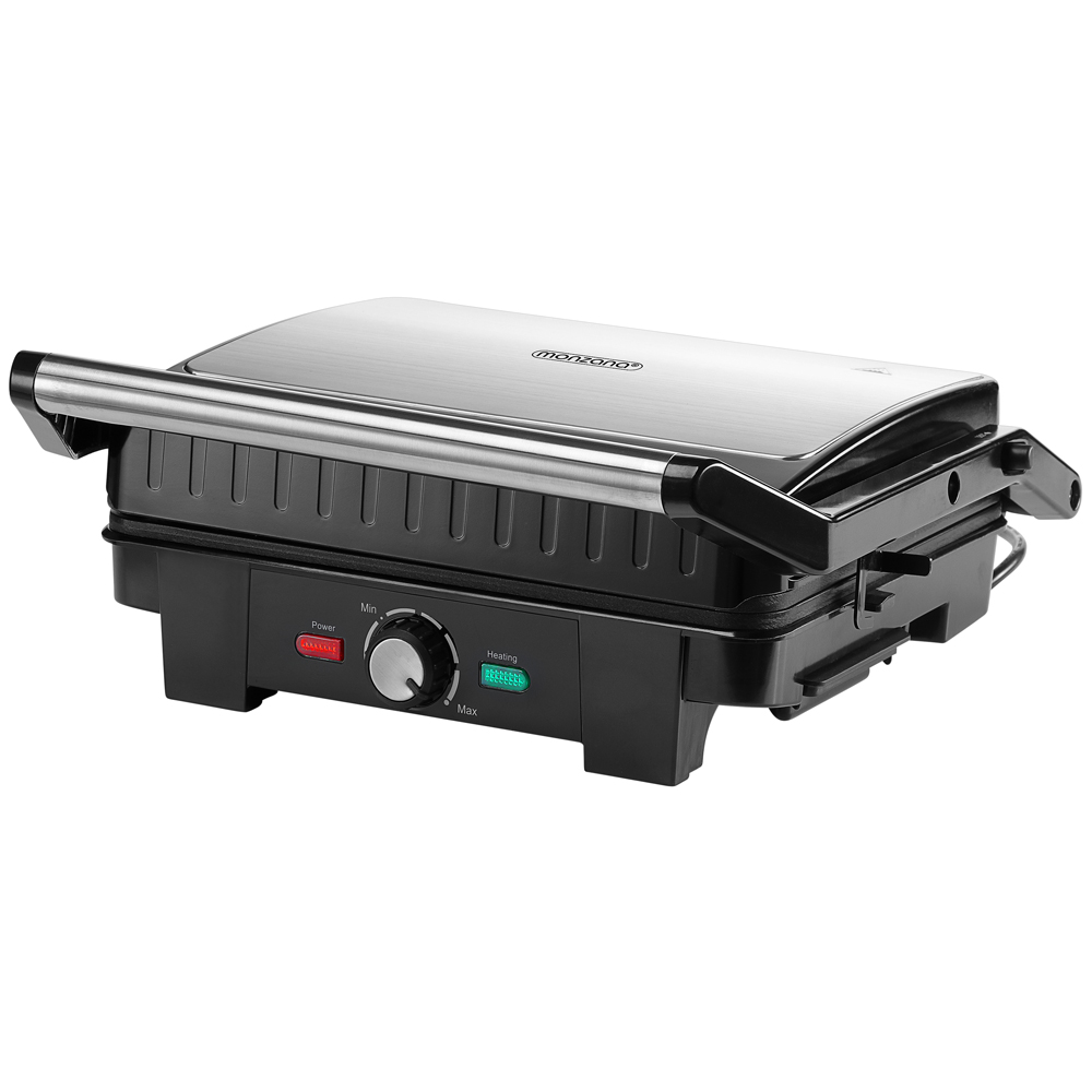 Monzana Kontaktgrill Silber 2200W
