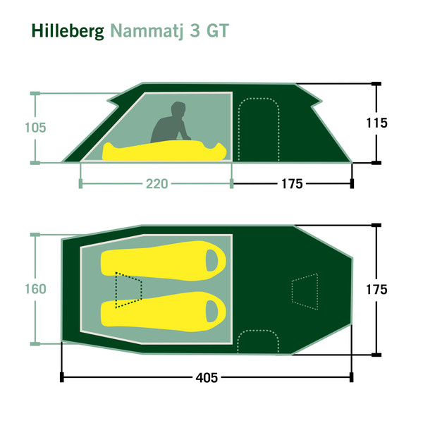 NAMMATJ 3 GT - Tunnelzelt