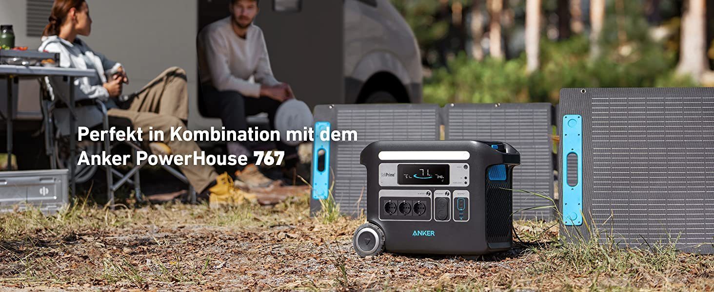 Anker Stromerzeuger 767 Solargenerator 2048 Wh mit 200 W Solarpanel, (1-tlg)