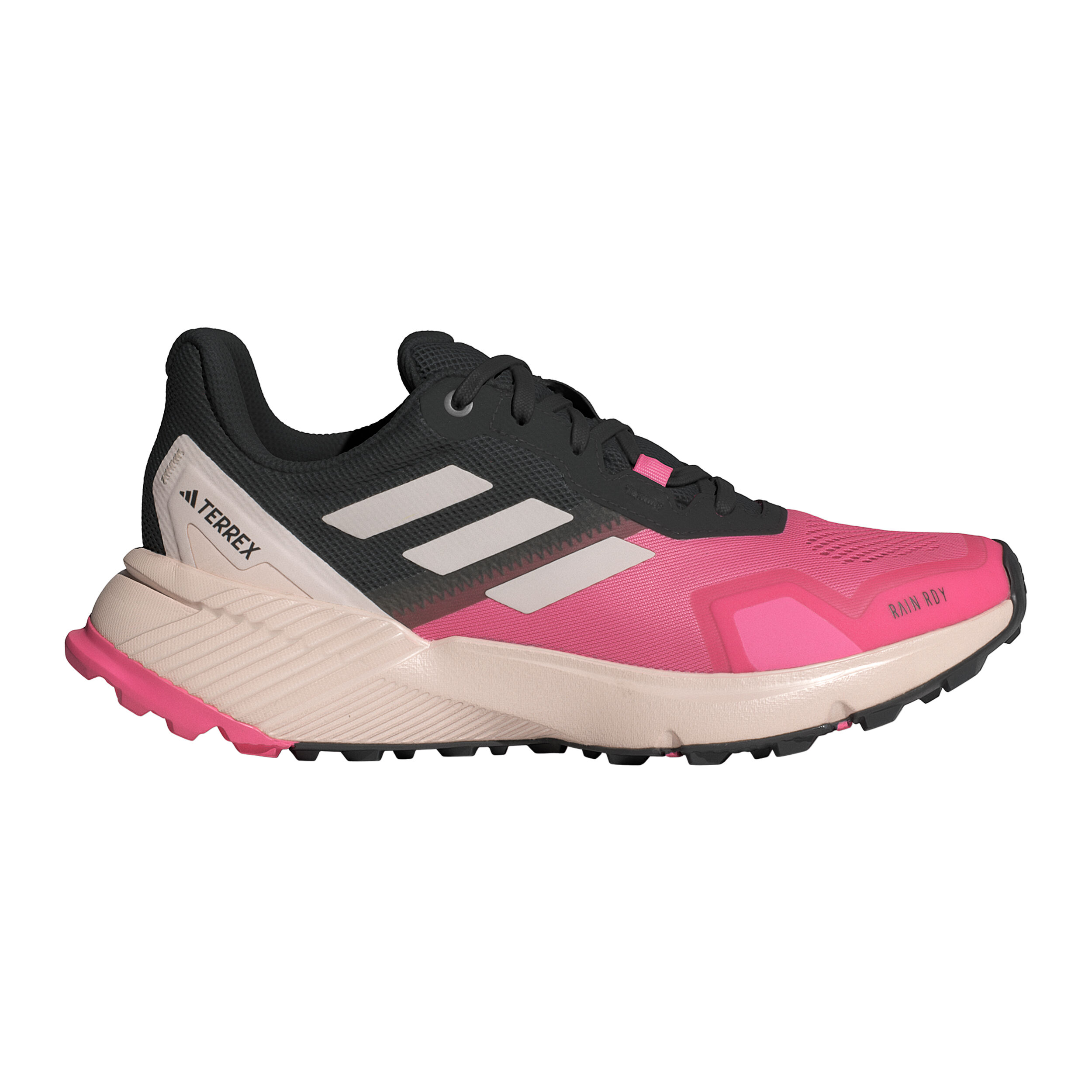 Terrex Soulstride RainReady Trailschuh Damen - Schwarz, Pink