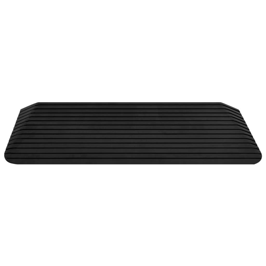 vidaXL Verkehrsschild Schwellenrampe 110x41x5 cm Gummi, (1 St)