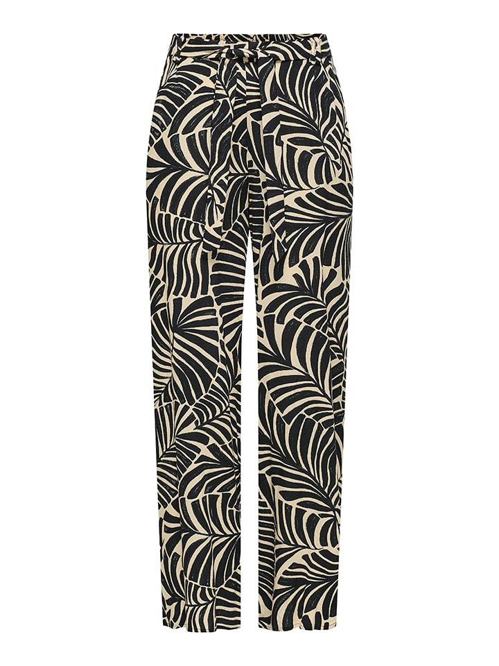 ONLY Hose in Beige/ Schwarz günstig kaufen