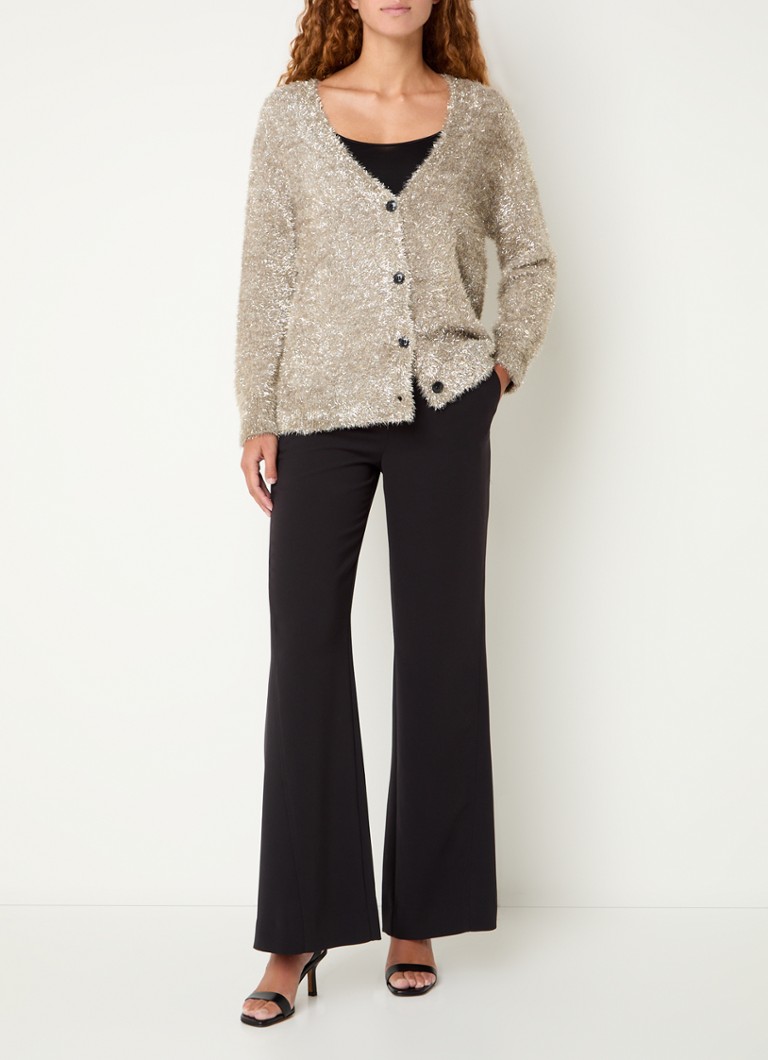 Gilet en maille fine avec lurex Never Fully Dressed