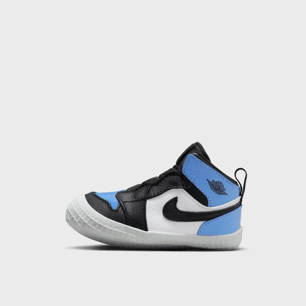 NIKE JORDAN 1 Crib Baby UNC Toe Bootie AT3745-400 / blau