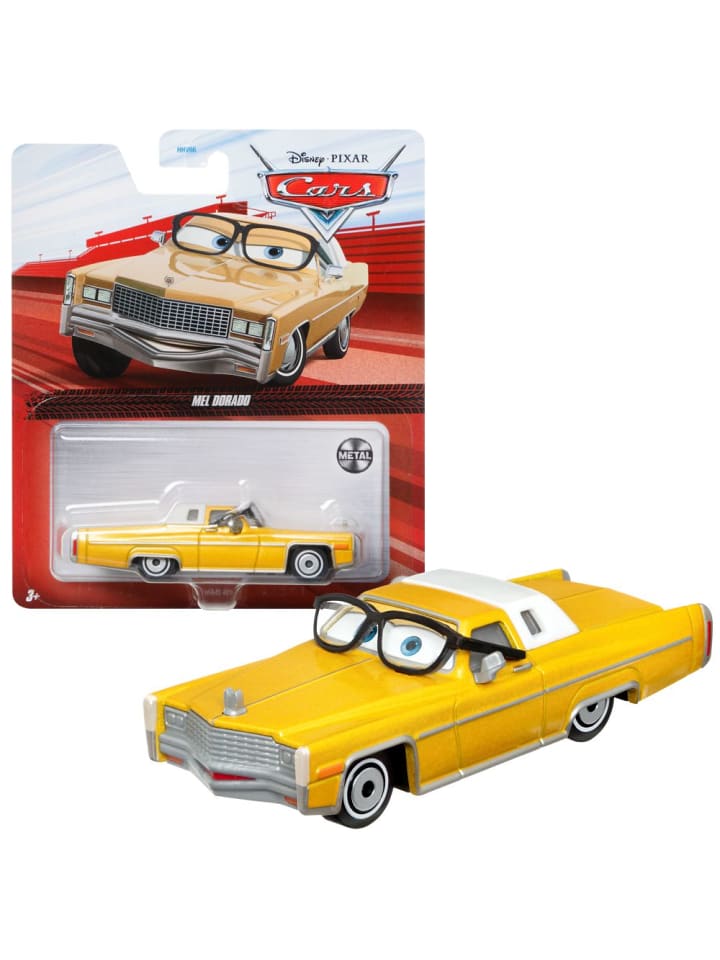 Disney Cars Fahrzeug Racing Style | Die Cast 1:55 Auto in Mel Dorado günstig kaufen onesize