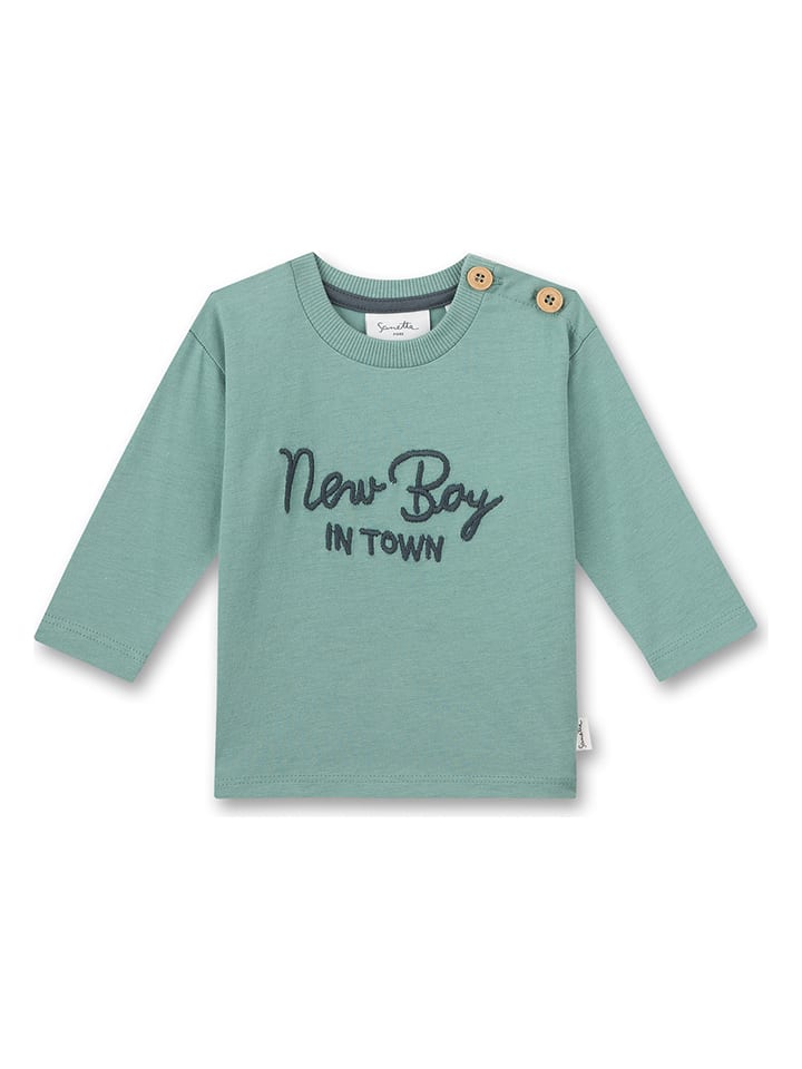 Sanetta Kidswear Longsleeve in Grün günstig kaufen