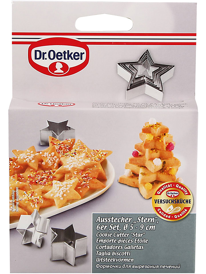 Dr. Oetker 6er-Set: Ausstecher 