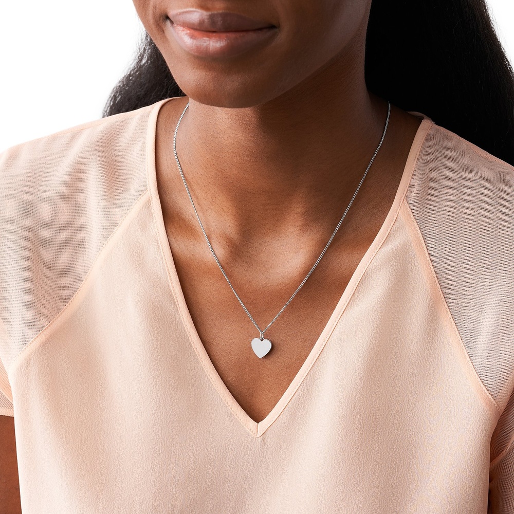 Fossil Chaînette Acier inoxydable collier