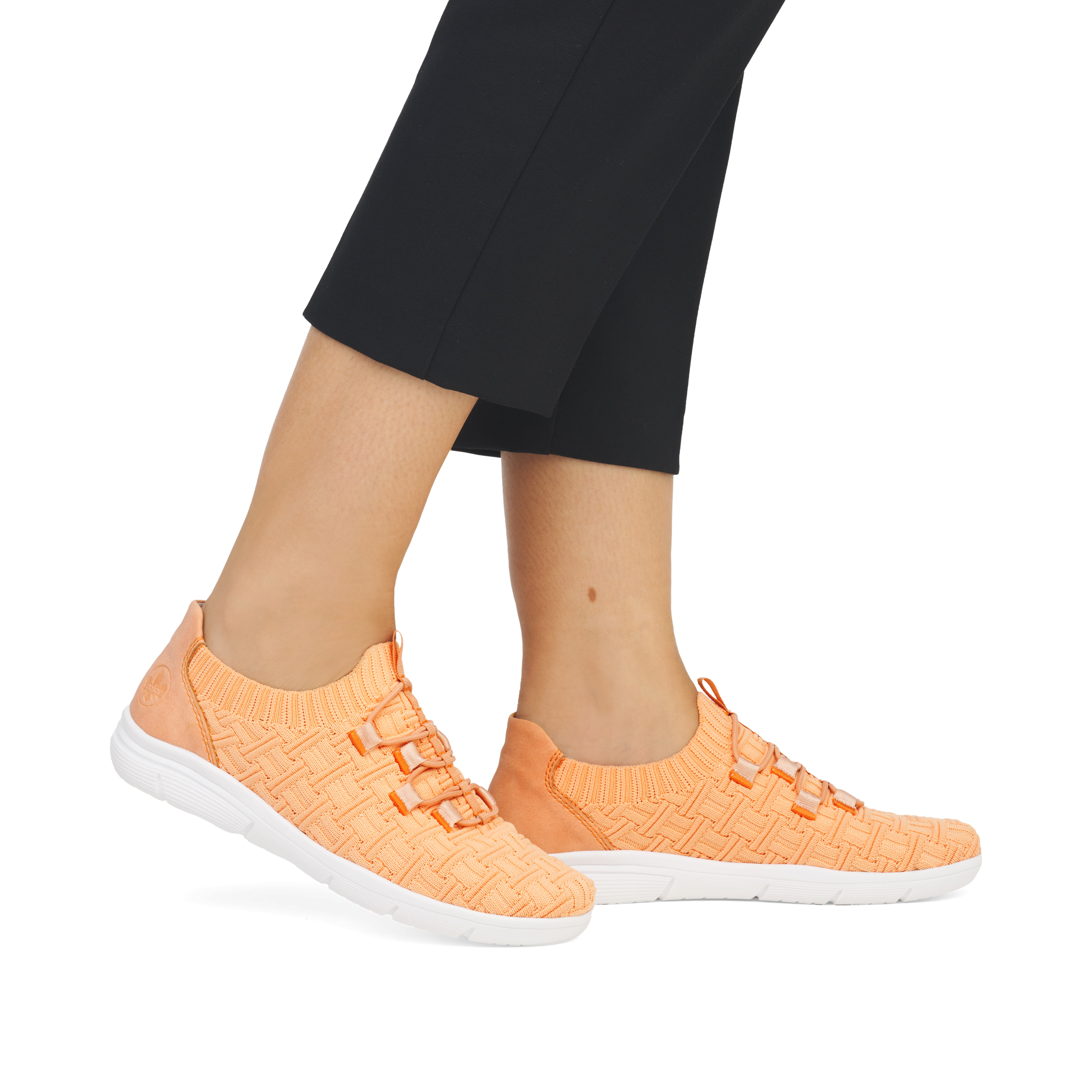 Rieker Damen Slipper hellorange