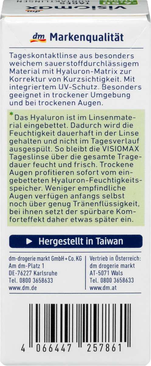 Tageslinsen -6,50, 8 St