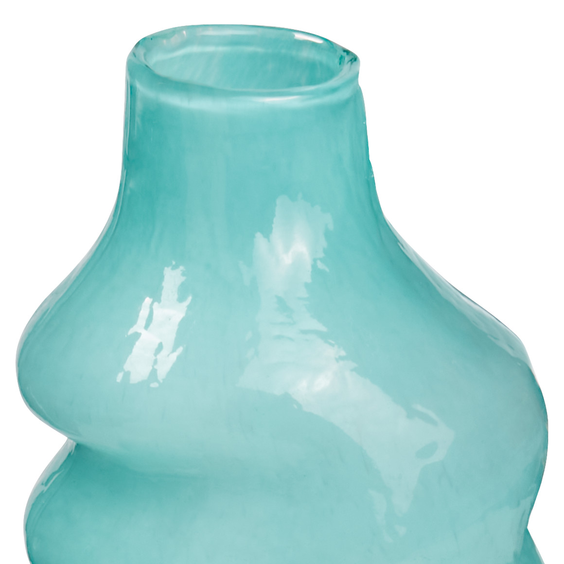 Mittelgroße Glasvase mit Farbverlauf