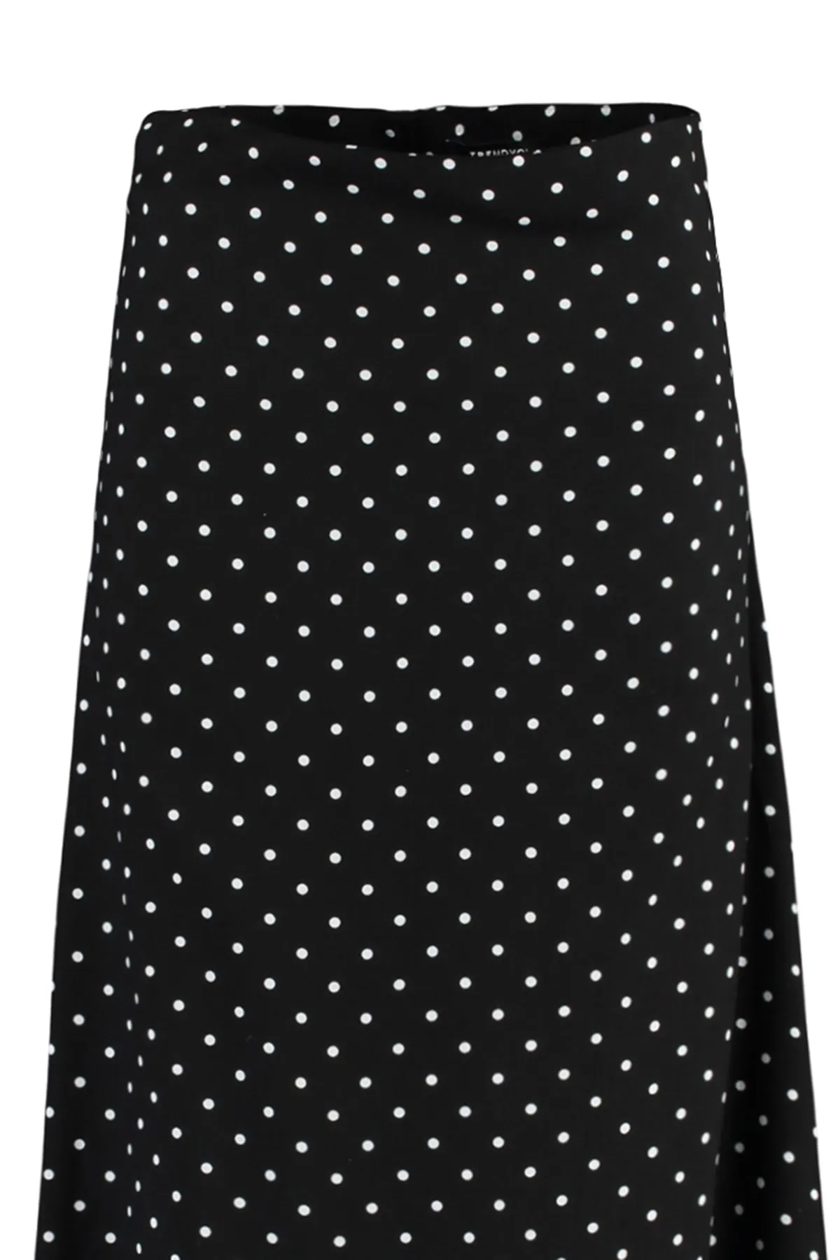 Trendyol Modest  Schwarzer gepunkteter Glockenwebrock TCTSS22EE0006