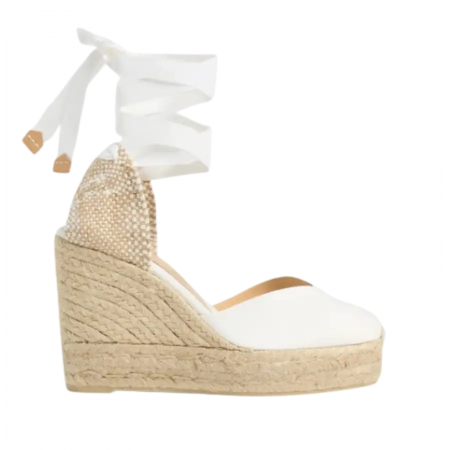 CASTAÑER - Espadrilles CHIARA Canvas - weiß