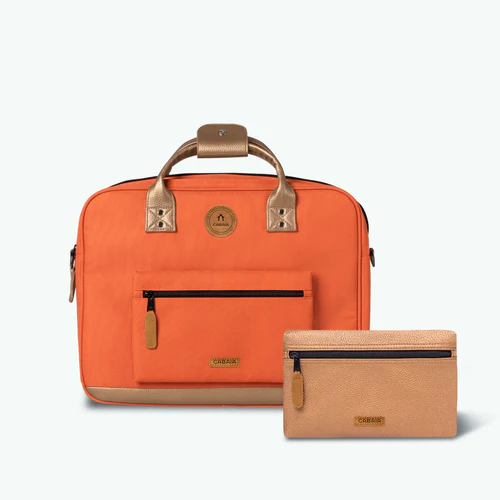 Bogota terracotta laptop bag