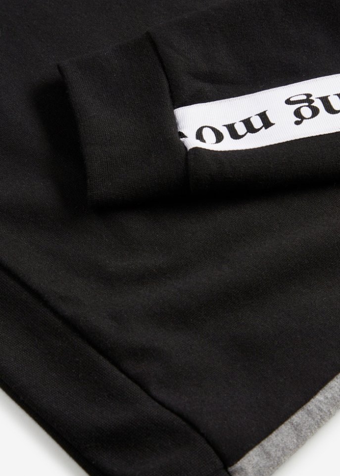 Jogginganzug mit Sweatpullover und weiter Hose (2-tlg. Set)