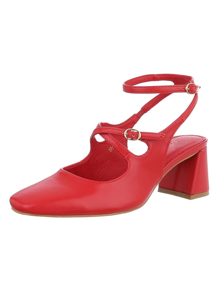 Ital-Design High Heel in Rot günstig kaufen