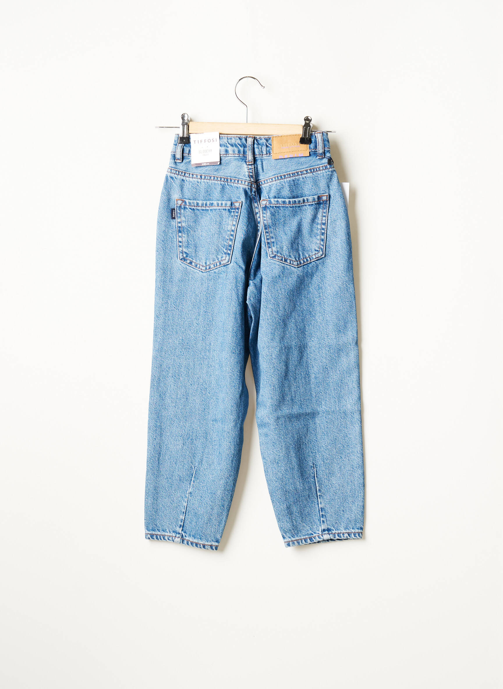 Tiffosi Jeans Coupe Droite Fille couleur bleu