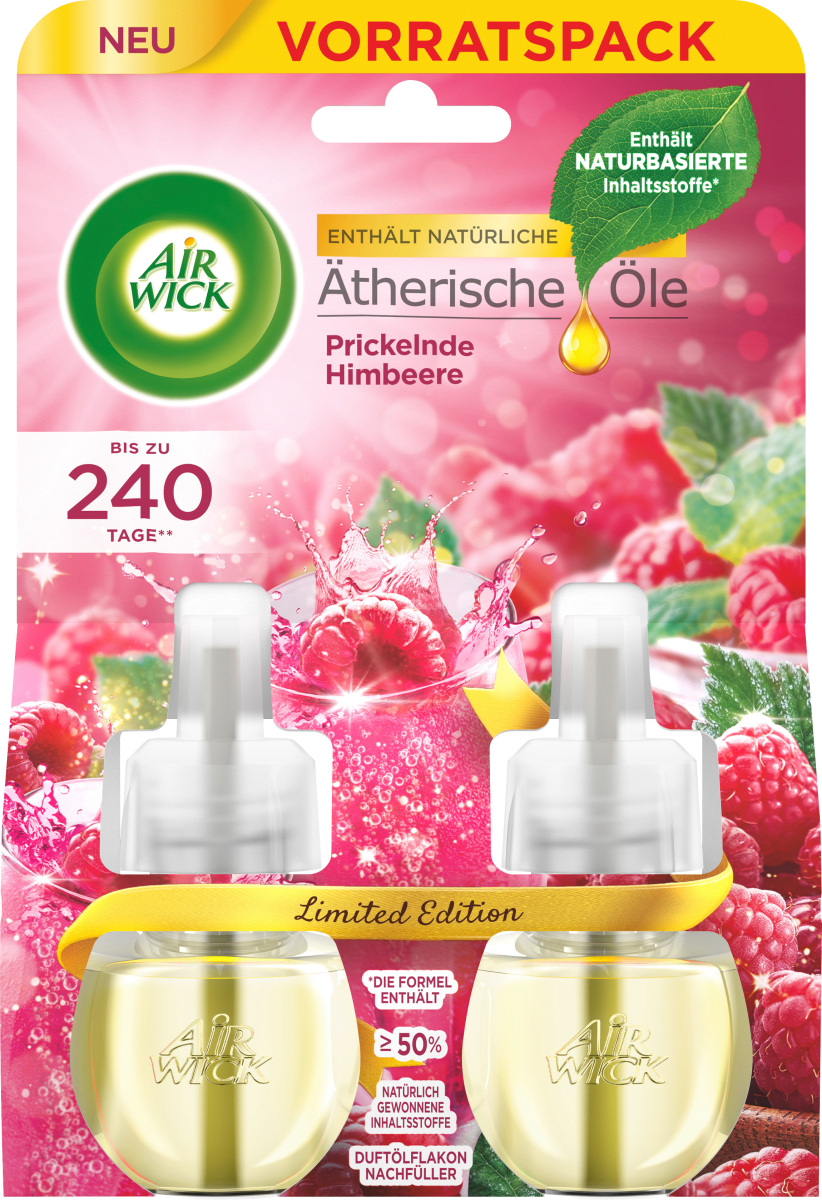Lufterfrischer Duo Prickelnde Himbeere, 38 ml