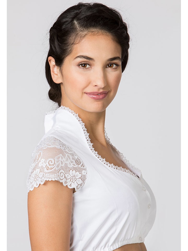 Stockerpoint Dirndlbluse in Weiß günstig kaufen