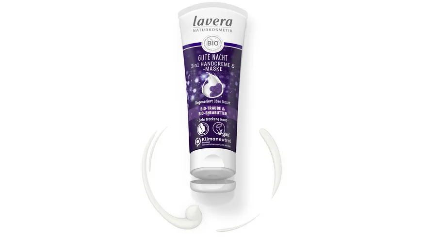lavera Gute Nacht 2in1 Handcreme & -maske 75 ml