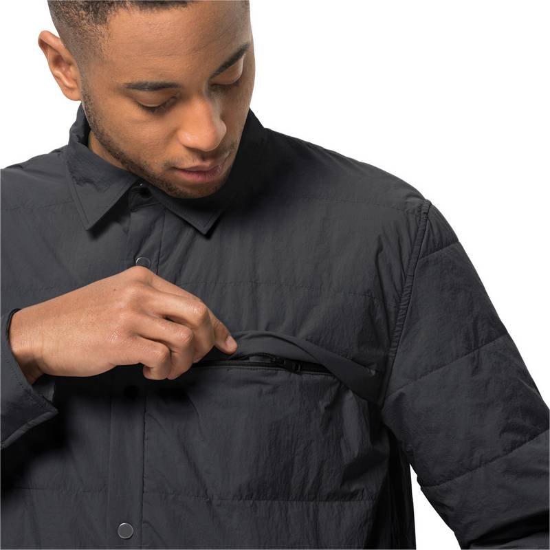 Jack Wolfskin PERGAMON PADDED SHIRT M Funktionsjacke Herren