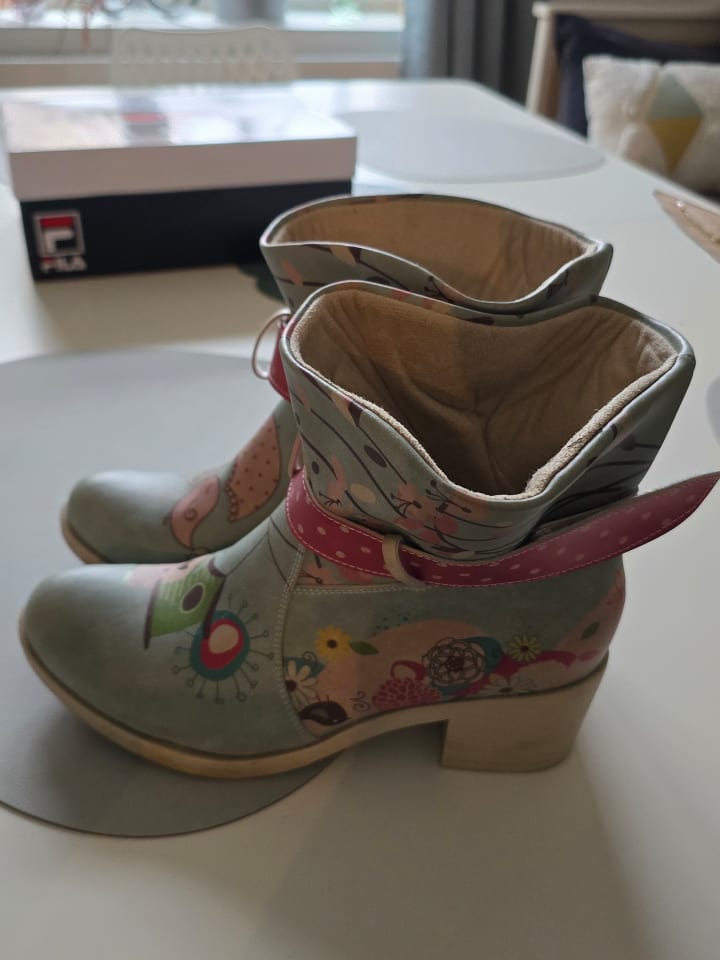 Streetfly Stiefeletten in Mint/ Pink/ Bunt günstig kaufen 38