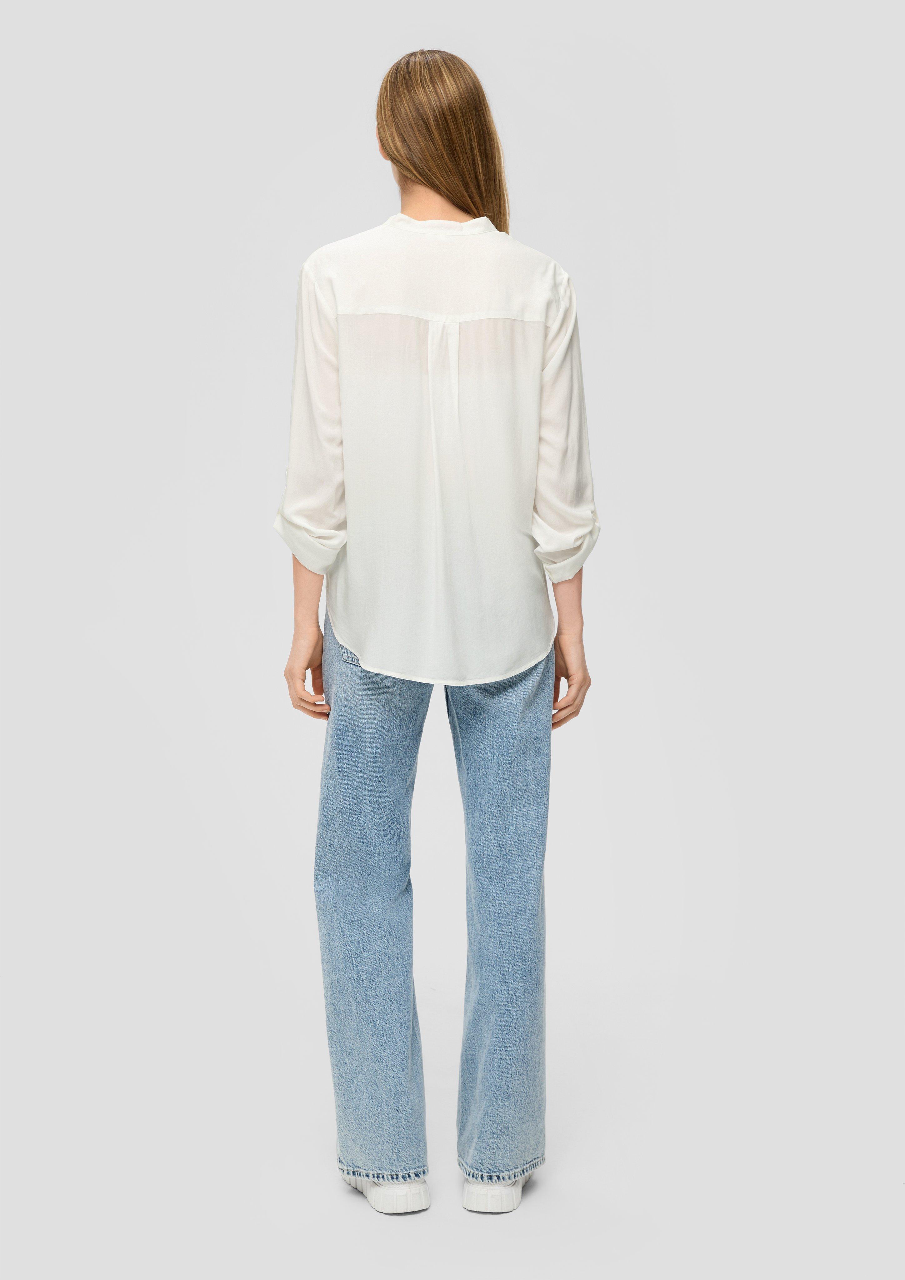 Viskosebluse mit Turn-up-Funktion  2140749-0200