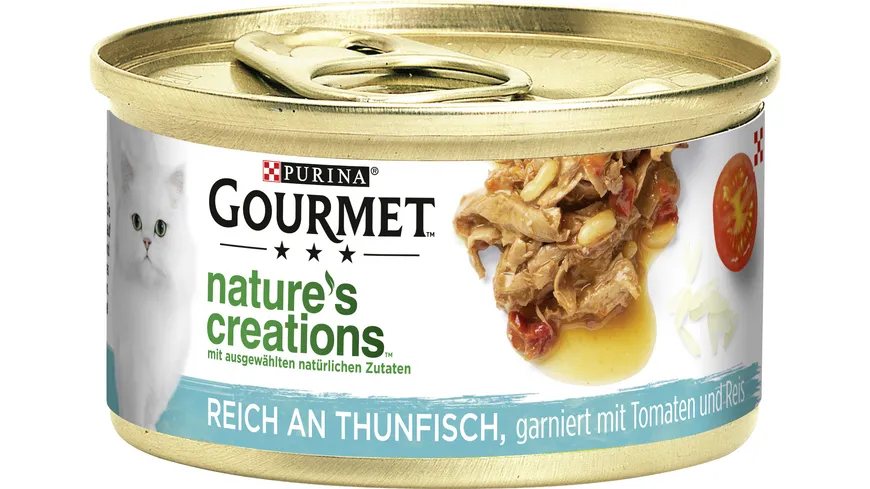 PURINA GOURMET Nature's Creations reich an Thunfisch 85 g