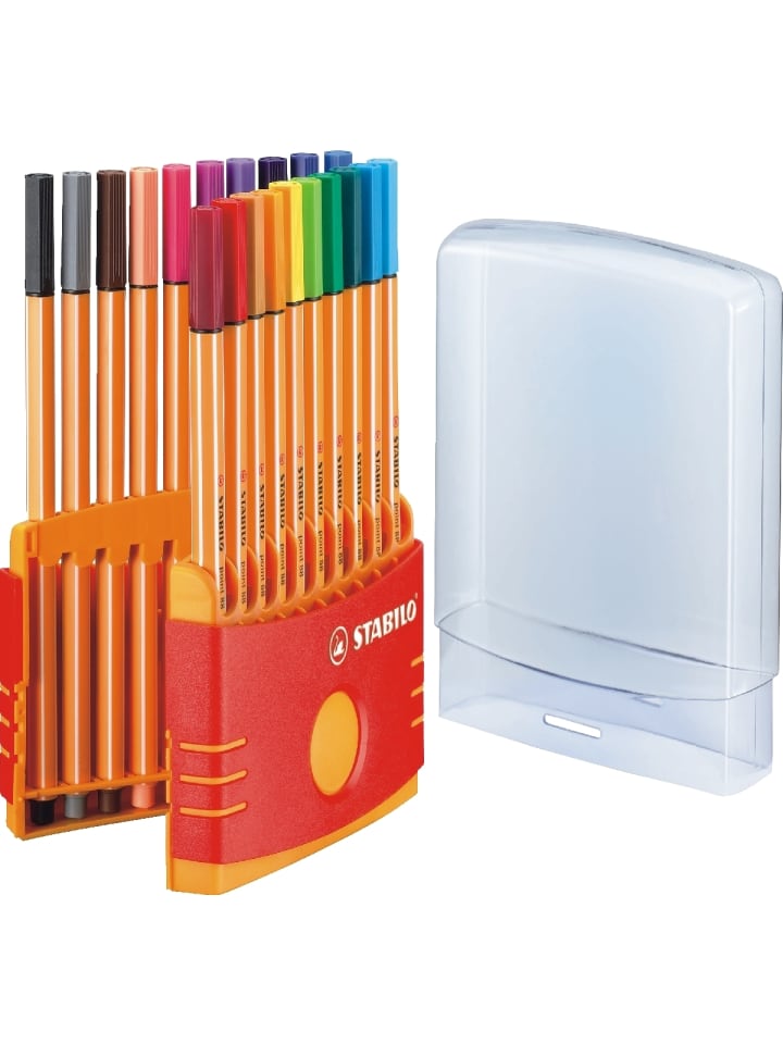 STABILO Fineliner point 88 ColorParade Kunststoffbox Packung mit 20er günstig kaufen onesize